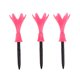 thumbnail image 2 of 3 unids tees de golf ajustables de plástico giratorio golf tees tee de golf rosa, 2 of 5