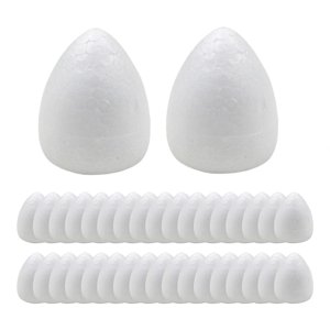 Bothyi - 100X Brotes De Modelado De Gotas De Agua, Suministros De Espuma, Decoración Creativa Para Bodas, 1,9 Cm