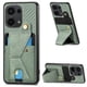 thumbnail image 1 of Funda Resistente para Xiaomi Redmi Note 13 Pro 4G con Tarjetero y Soporte, Diseño Magnético Verde, 1 of 5