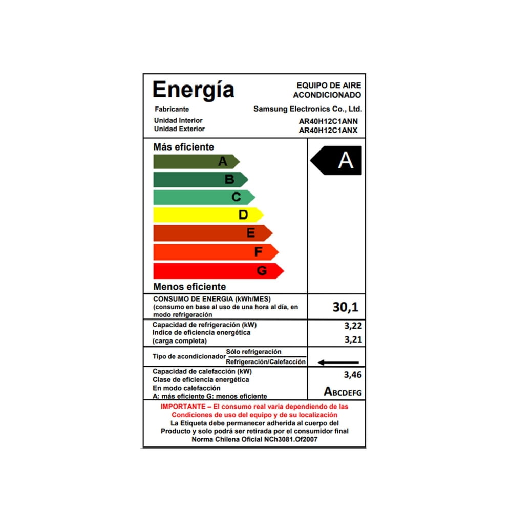 Aire Acondicionado Essential Inverter 12000 BTU, foto 10