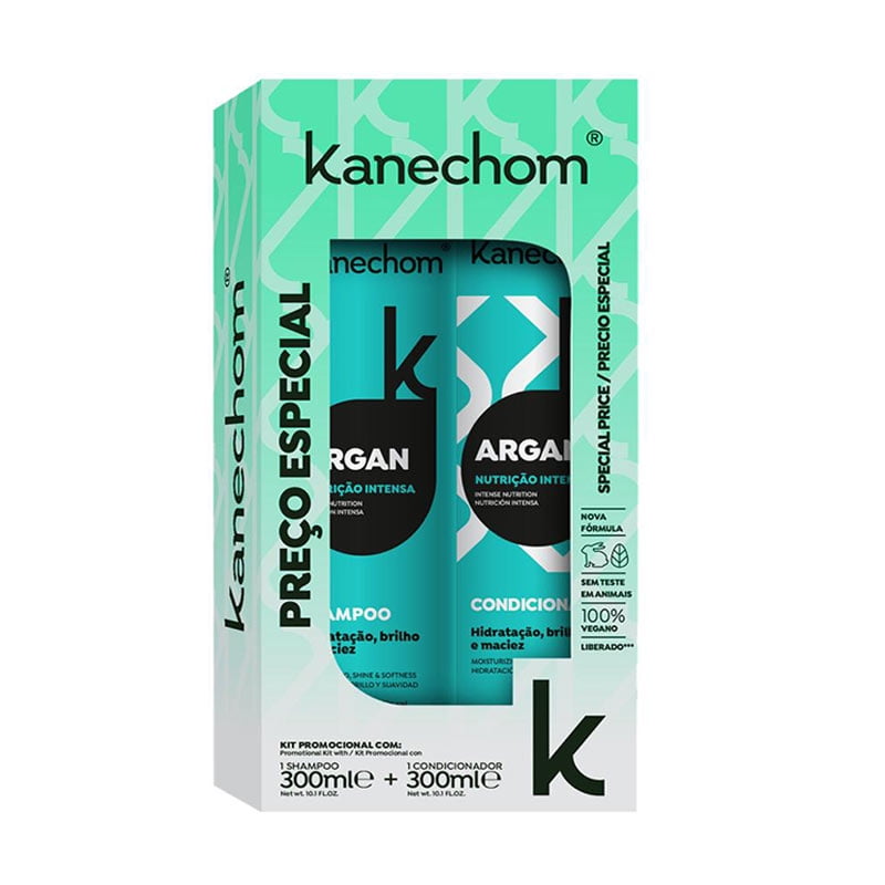 Pack Shampoo + Acondicionador Argán 600 Ml.