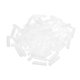 thumbnail image 1 of Uxcell 40Pcs Tapas de Extremo de Silicona 0.05" ID 0.51" Altura Transparente, 1 of 7