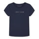 thumbnail image 1 of Camiseta Tommy Hilfiger para niñas, manga corta, algodón azul marino, 3T, 1 of 3