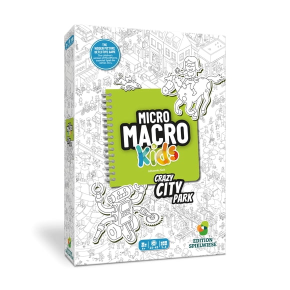 Juego de mesa Hachette MicroMacro Kids: Crazy City Park Detective