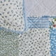 thumbnail image 3 of Quilt Sherpa Estampado Patchwork Celeste King, 3 of 3