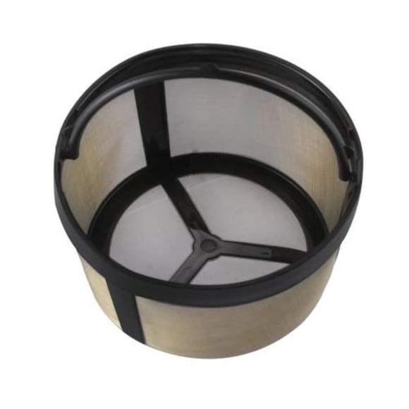 Cesta para 4 tazas Coffee Filter Goldtone con fondo de malla