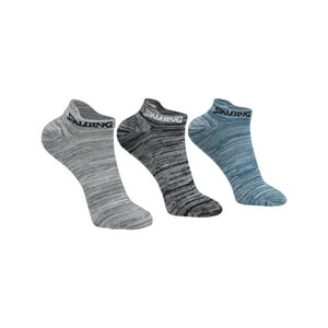 Spalding - Tripack Calcetines Corto Adulto