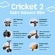 thumbnail image 3 of Bicicleta Balance Retrospec Cricket Baby Walker de 12 a 24 meses, 3 of 7