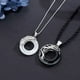 thumbnail image 3 of Gorgeous Black & White Boutique Jade Gemstone Pendant Necklace, 3 of 4