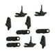 thumbnail image 1 of 10x Heavy Duty Lock Grips Toldos Abrazaderas Para Toldos Parasoles Cubiertas De Camiones Negro, 1 of 5