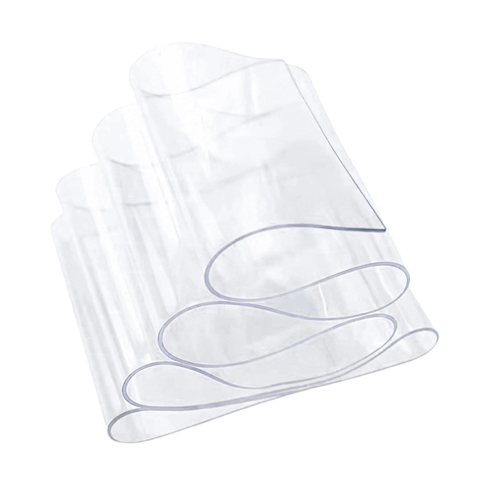 Magideal - Cortina De Puerta De Pvc Con Solapas De Repuesto, Longitud De 2 M, Resistente Al Viento, Para Almacén, Fácil De Cortar E Instalar, Tiras De Cortina Ai Transparente