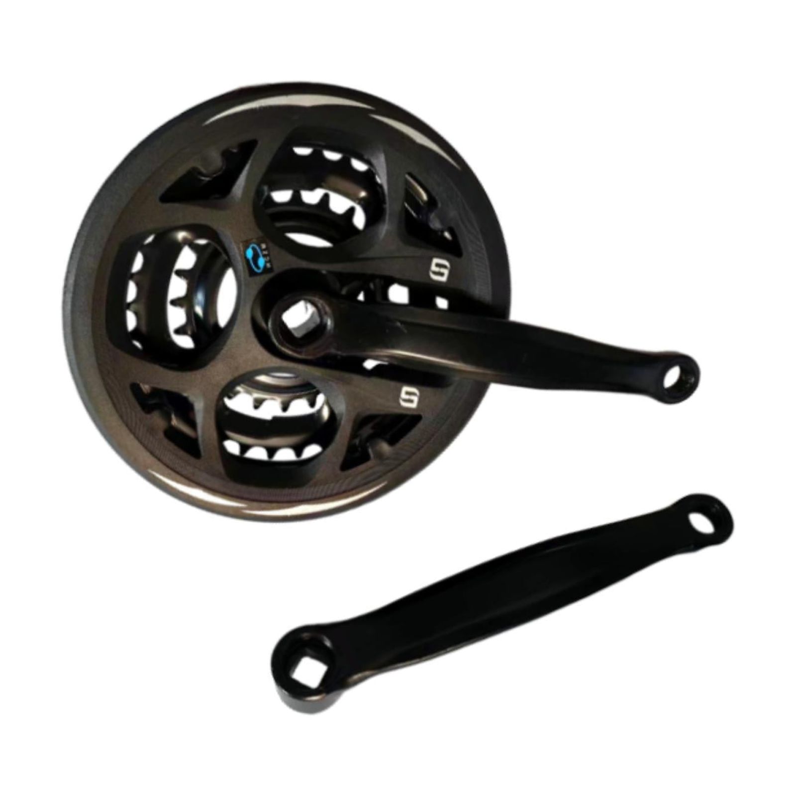 Magideal - Juego De Bielas Para Bicicleta De Montaña De 8/9 Velocidades, Engranajes De Cono Cuadrado, Platos De 42/32/24T, Piezas De Repuesto Y Reparación De 170