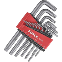 Genérico - Juego De Llaves Torx Largas T6-T60 15 Pzas. (5151L), Force