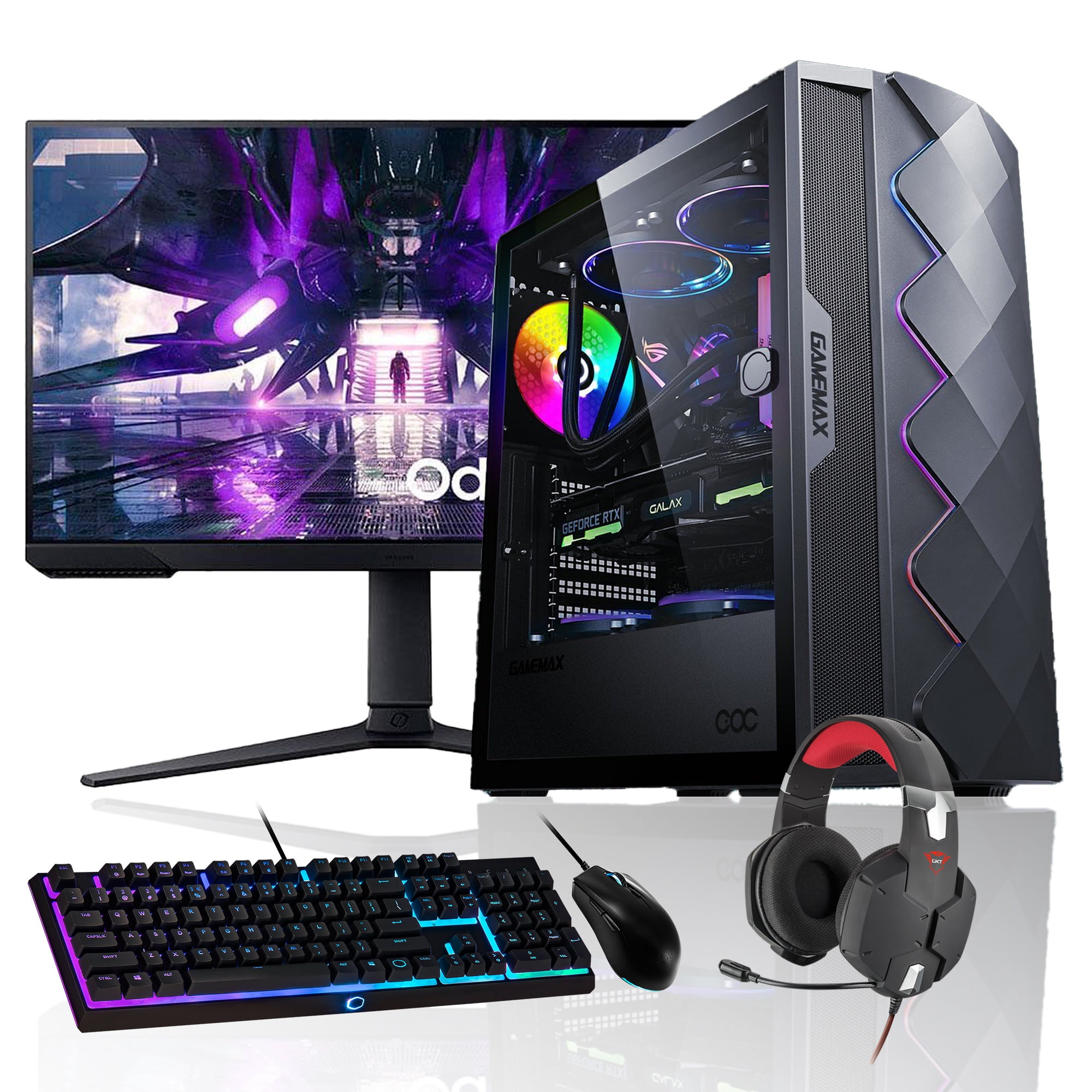 Pc Gamer + Monitor 24 + Perif: Amd Ryzen 5 5600X 16Gb 500Gb Rtx 3060 Wifi