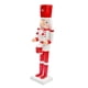 thumbnail image 4 of Figuras De Soldado Navide?o Artesanales De 9,84 Pulgadas De Alto Para El Festival De Halloween Red Hat, 4 of 5