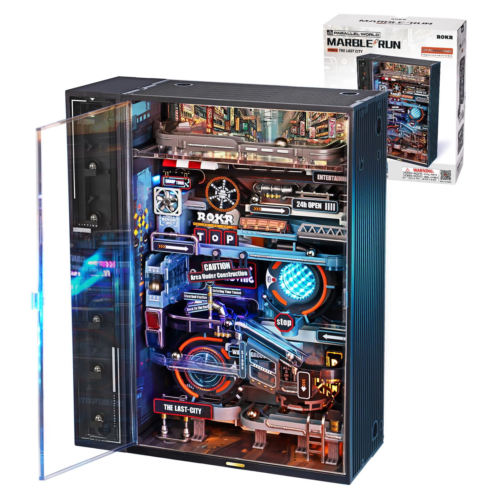 Kit De Construcción De Maquetas Rokr Marble Run The Last City Adults