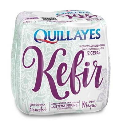 Yoghurt Batido Maqui Mini Shot Pack 4 Un 320 Ml Quillayes