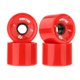 thumbnail image 3 of 4 Ruedas De Skate Ronyme 78A De Repuesto Para Longboard De 70 X 51 Mm, Rojo, 3 of 5
