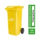 thumbnail image 1 of Basurero Contenedor 120 Litros Amarillo Con Ruedas, 1 of 3
