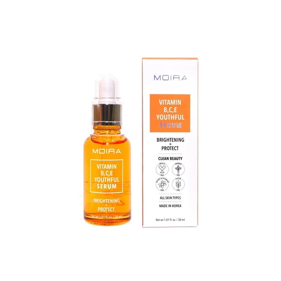 Sérum Juvenil Moira con Vitaminas B, C y E 30 ml