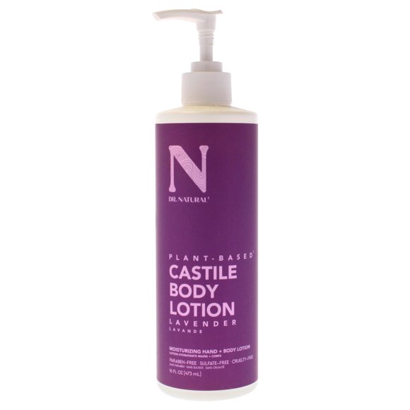 Loción corporal Dr. Natural Castile Lavender 473 ml