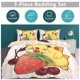 thumbnail image 5 of Pik_achu Print Bedding Set Pattern Duvet Cove Set 3 Pieces 1 Quilt Cover And 2 Pillowcases for Women Men Teens, 5 of 5