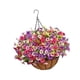 thumbnail image 4 of Cesta de flores artificiales para colgar plantas, maceta con cadena y forro de , planta colgante falsa para decoración de porche, jardín y casa. A, 4 of 5