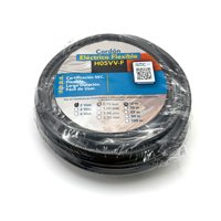 Cable Cordón Eléctrico Sil Flexible 2X0,75Mm2 10M Negro Sec