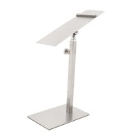 Bothyi - Soporte De Exhibición De Zapatos, Estante De Zapatos De Cuero Duradero Antideslizante Para Hombres, Para Tienda De Escritorio, Plateado