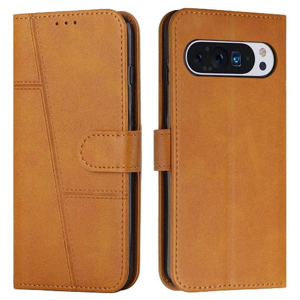 Funda Flip Para Google Pixel 9 Pro Xl – Carcasa Delgada Y Resistente A Impactos Con Soporte Para Uso Diario Y Profesional