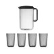 thumbnail image 5 of Jarra De Agua Para Puerta De Nevera Con Tapa, Jarra De Nevera De 2 L Para Jugo, Bebida De Limonada, 5 Uds., Gris, 5 of 5
