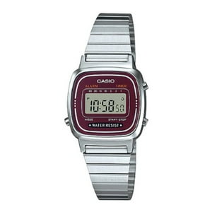 Reloj Digital Plateado Casio La-670Wa-4