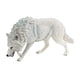 thumbnail image 2 of Mini Estatuilla De Lobo Artesanal, Juguetes De Animales En Miniatura Para Niños, Niñas, Niños, Blanco, 2 of 3