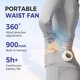 thumbnail image 2 of Miniventilador portátil silencioso sin aspas 360° rotación clip camisa cintura 3 velocidades, 2 of 7