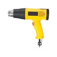 Importclick - Pistola Calor 2000 Watt Ajuste Flujo Aire Temperatura Amarilla