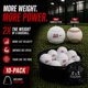 thumbnail image 2 of Pelotas Plyo TwinTees 283 g (paquete de 10) para entrenamiento de béisbol, 2 of 6