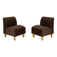 Bodevir - Set Poltrona Soft 1C Felpa 01 Chocolate