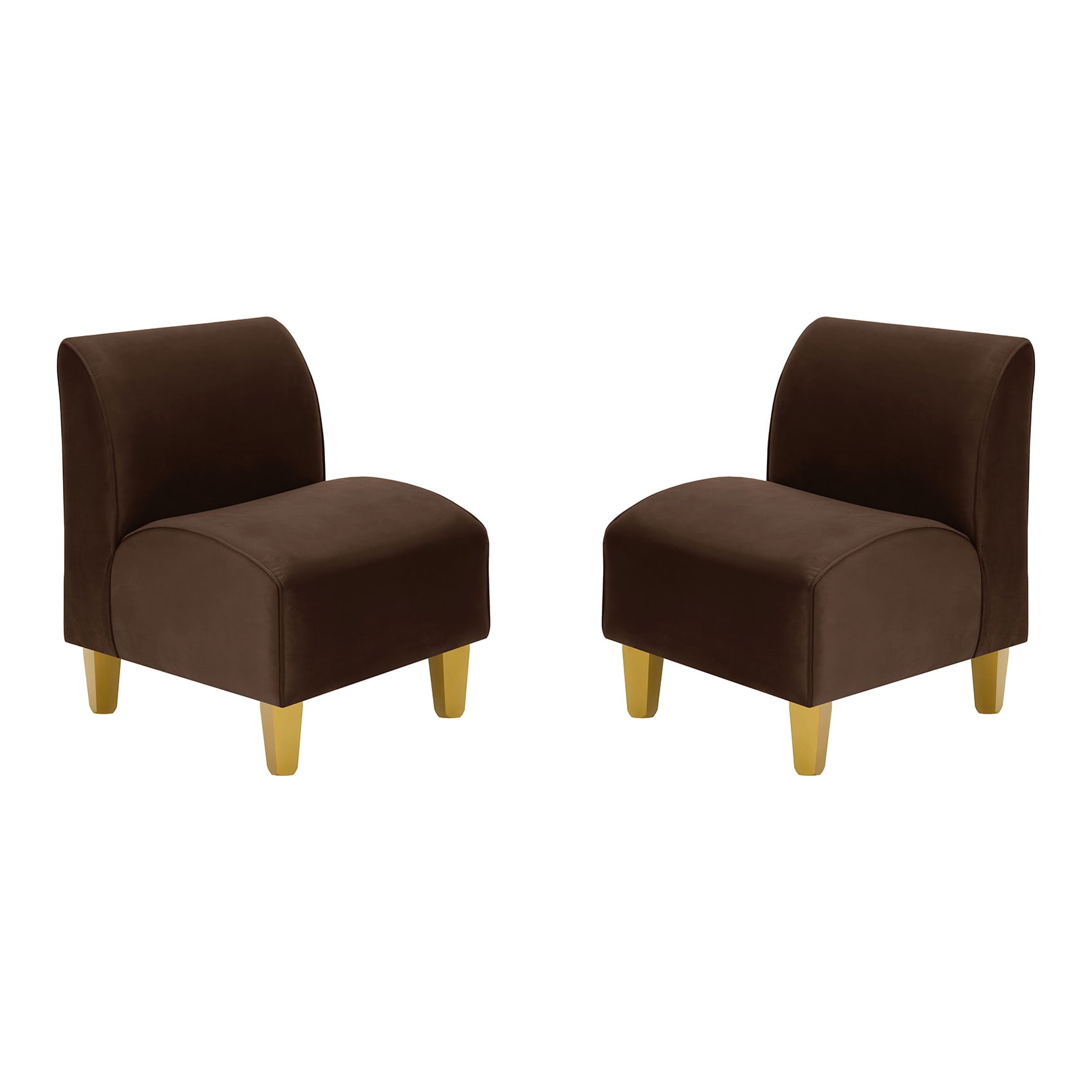 Bodevir - Set Poltrona Soft 1c Felpa 01 Chocolate