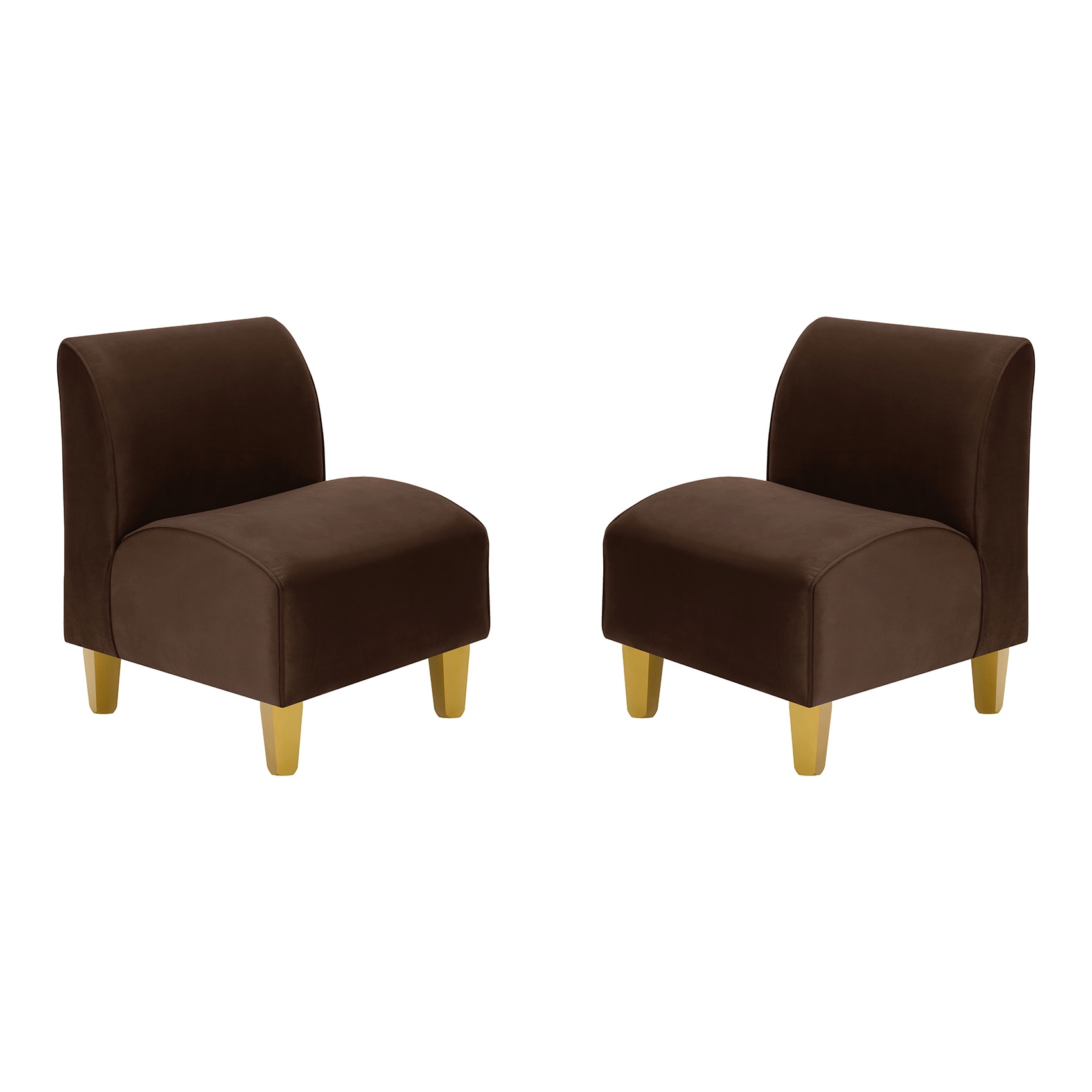 Bodevir - Set Poltrona Soft 1C Felpa 01 Chocolate