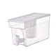 thumbnail image 3 of Hervidor Frío Con Grifo, Dispensador De Bebidas Portátil Para Fiesta, Cocina, Nevera, Blanco, 3 of 3
