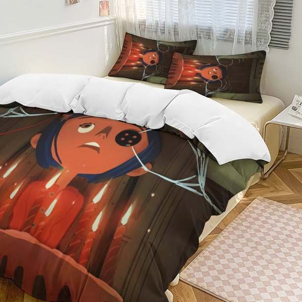 Birthday Coraline Comforter Set Soft 3 Pcs Twin Bedding Sets Thicken for All Season