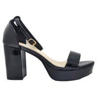 Sandalias De Fiesta Hualunaote Negras | T2119 - Talla 38