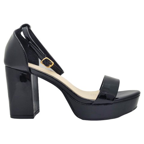 Sandalias De Fiesta Hualunaote Negras | T2119 - Talla 38