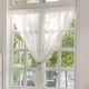 thumbnail image 1 of Xiao Hua Cortinas de lamas transparentes, 1 pieza, blancas, 67 × 39 pulgadas, ligeras, translúcidas, fluidas, ideales para dormitorio. Se adhieren fácilmente para la decoración del hogar., 1 of 3