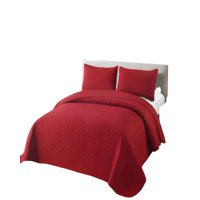 Genérico - Quilt Cubrecama De Verano Unicolor 2 Plazas A3