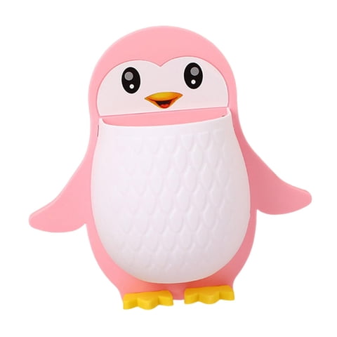 Bothyi - Caja Organizadora De Pared Estante De Almacenamiento Con Orificio De Drenaje Utensilio De Cuchillería Para Baño Rosa