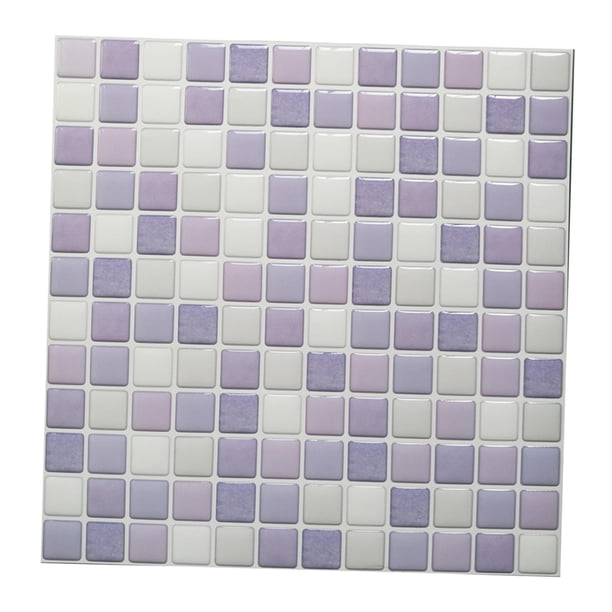 Adhesivo De Azulejo De Pared, Papel Tapiz Impermeable Para El Hogar, Baño, Cocina, Decoración A