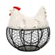 thumbnail image 5 of Cesta De Almacenamiento De Huevos De Estilo Creativo Con Gallina De Cerámica Portátil Con Asa Lateral, 5 of 5