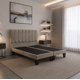 thumbnail image 4 of Cama 2 Plazas Con Respaldo y bases divididas de 150 X 190cm Tapizada en Lino Beige Oscuro, 4 of 5