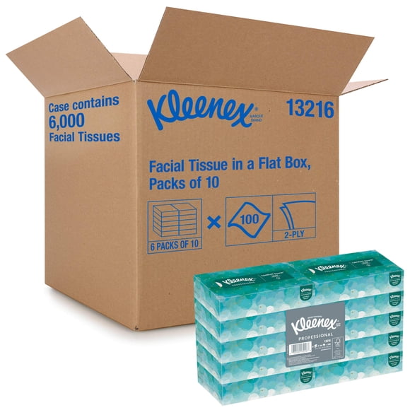 Pañuelo Facial 13216 2 Capas 60 Cajas De 100 Pañuelos